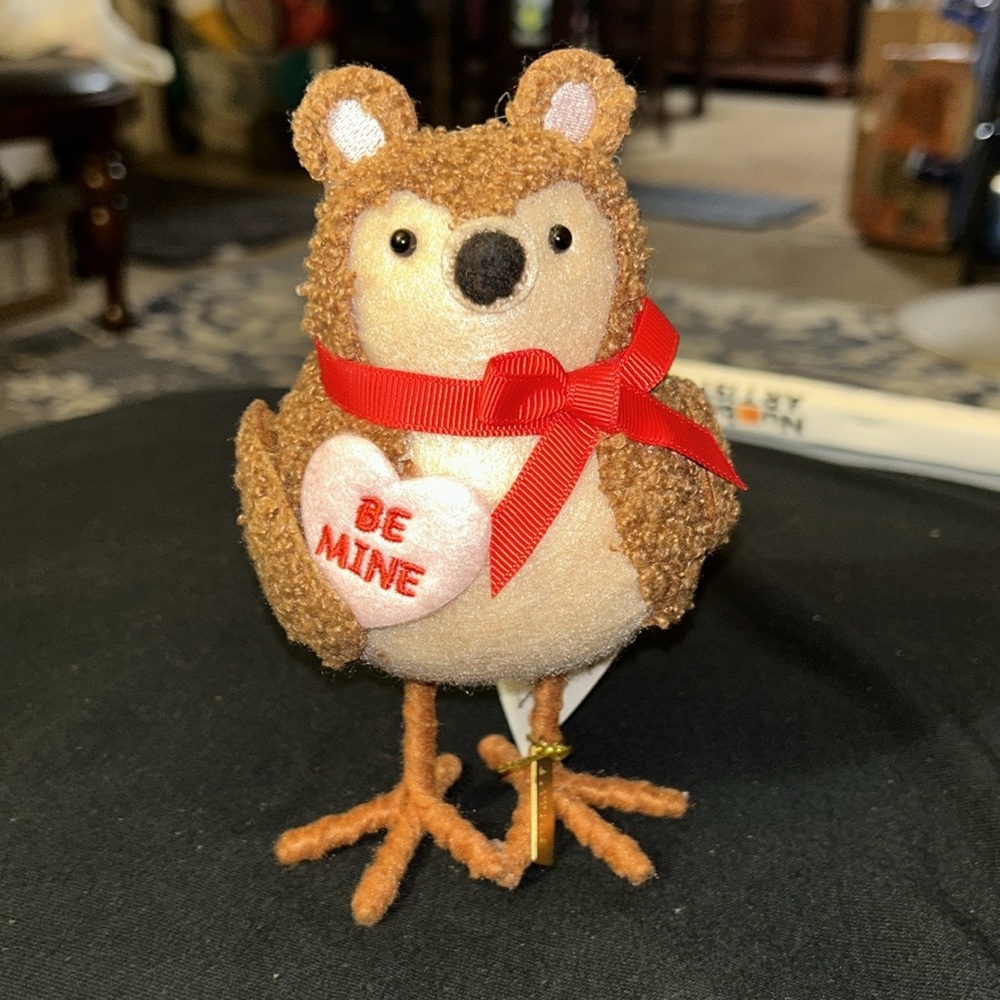 NWT Featherly Friend Spritz bear felt bird - Picture 9 of 9
